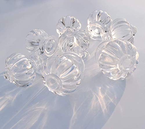 Self Stick Knobs, Stick On Acrylic Handles For Mirror Closet, No Drilling Knobs For Acrylic Case - Clear Like Crystal Knobs For Drawer, Self Adhesive Cabinet Pull Handle (8 Pack) #TOP7