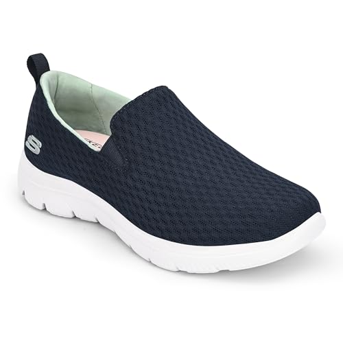 Image of Skechers Womens Summits Blue Slip On Sneaker UK 4 (US 7)