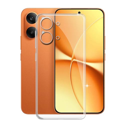 KJYFOANI for Xiaomi Redmi Turbo 5 Max Case (6.83") Transparent Soft Silicone TPU Protection Shockproof Anti-Fall Shell Ultra-Thin Bumper Back Cover for - Transparent