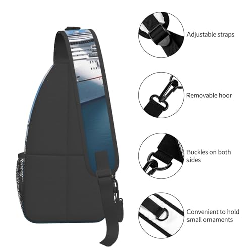 Bolso cruzado tipo mochila para senderismo y viajes miniatura 4