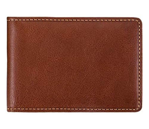 Tony Perotti Mens Minimalist Money Clip Bifold ID Wallet Credit Card Holder Italian Leather2