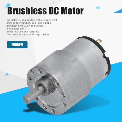 Moteur JGB37-520 12V évitez le patinage grâce à son arbre en D 6mm
