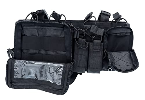 Chaleco táctico Molle Rig Assault 500D con múltiples bolsillos de pecho 3