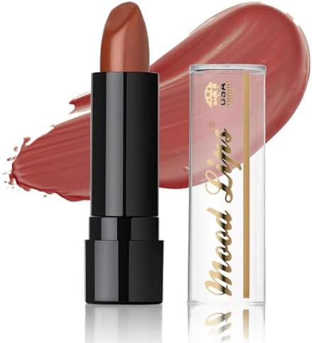 Color Changing Lipstick | Long Lasting Lip Stain Effect | 12 Hour Wear | Magic pH Tint | Aloe Vera Hydrating & Moisturizing | Made in USA | Brown