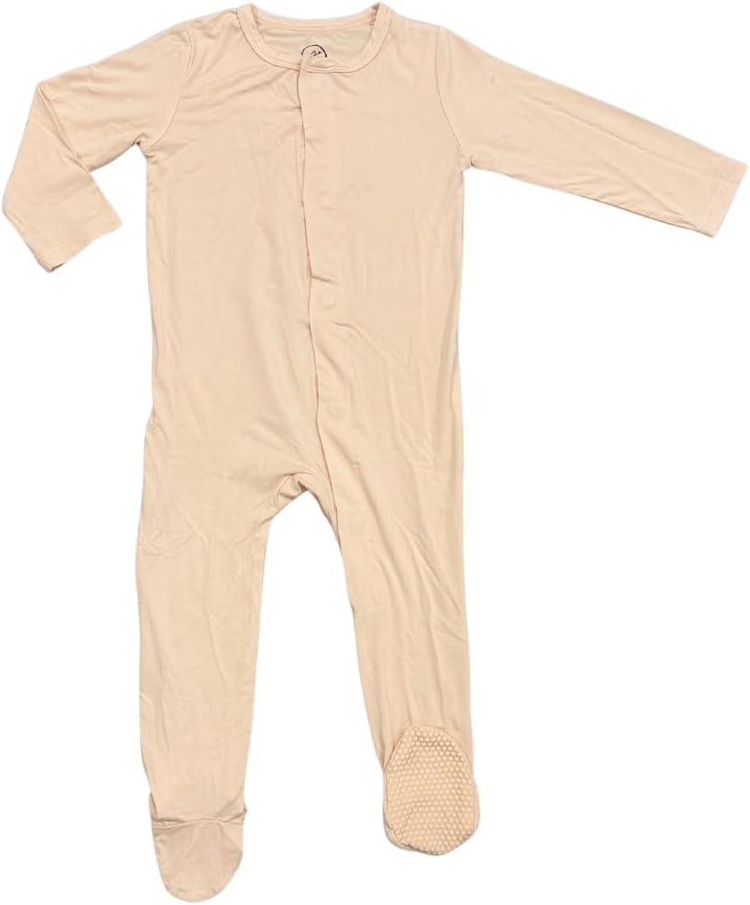 Avee & Co Footie Pajamas - Quick Magnetic Fastener Sleeper for Baby Boy and Girl (0-24 months)