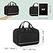 CURMIO Carrying Case Compatible with Brother P-Touch PT-D220/PT-D210 Label Maker, Portable Storage Holder Organizer Bag for Label Printer Machine, Label Tape, AC Adapter, Battery, USB Cable, Bag Only