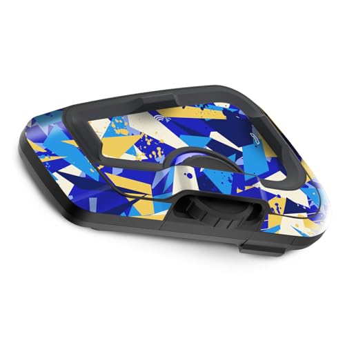 MC MOTOPARTS Headsets Protective Cover Decal Sticker 2 pcs Blue Vibrant Compatible with CARDO Freecom 4X 2X