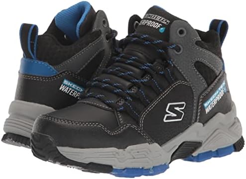 Skechers Kids Boy's Drollix-Brindor Sneaker, Black/Royal, 1.5 Little Kid | Image 7