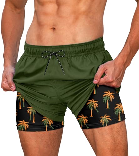 Cozople Army Green Palm Tree Trunks