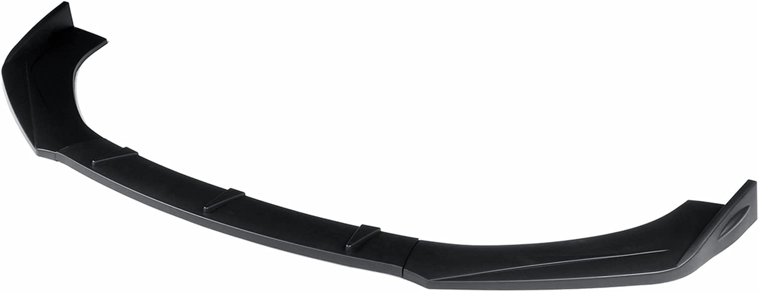 Car Front Bumper Spoiler Car Front Bumper Splitter Lip Body Kit Spoiler Diffuser Deflector Protector Guard For Hyundai Veloster 2013-2017 Front Bumper Lip Spoiler Splitter (Color : A)