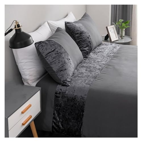 Parure de lit Queen Size en velours patchwork avec couette double confortable - 7