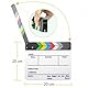 QSLKI 7PCS Filmklappe, 20 * 20 cm, Regieklappe Synchronklappe Clapperboard, Regieklappe, Acryl Film Regisseur, Geschnittene Action Szene, Regieklappe Farbstreifen, Leicht Abzuwischender Acryl Clapper