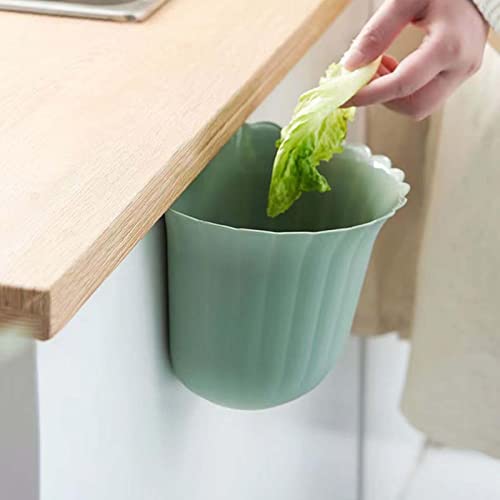 Bote de basura compacto para escritorio, verde miniatura 5