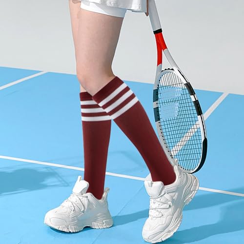 Image of Knee High Socks for Women, Long Tall Knee Tube Socks