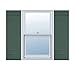 Ekena Millwork LJ4S14X04700FG Lifetime Vinyl Standard Shutter (Per Pair), 47"H, Forest Green