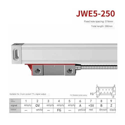 Sensor de desplazamiento digital JWE5-450 50-1000mm 5um miniatura 2