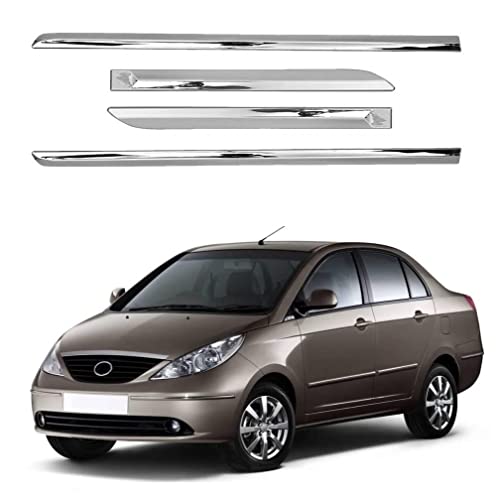 Image of Car Door Side Beading Chrome for Tata Indigo Manza (2009-2016)