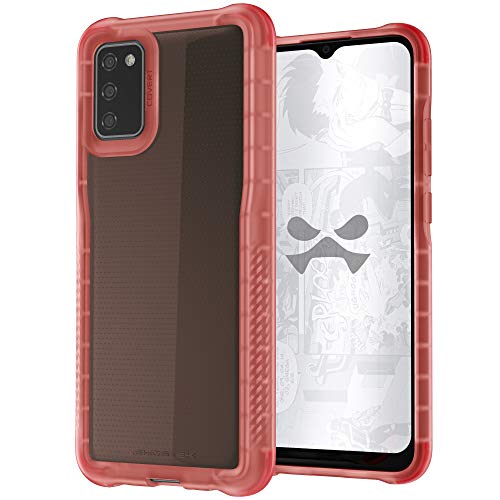 Image of Ghostek COVERT Samsung A02s Case with Clear Slim Fit Design and Anti-Slip Grip Bumper Premium Shockproof Protection Thin Protective Phone Covers Designed for 2021 Samsung Galaxy AO2s (6.5 Inch) (Pink)