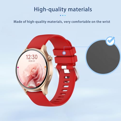 Correa para reloj Fitpolo DR06/AR-01 silicona roja miniatura 3