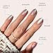 Glamnetic Press On Nails - Oyster | Short Oval Cat Eye Fake Nails with a Velvet Pearlescent Finish, Salon Quality Summer Nails | 15 Sizes - 30 Nail Kit with Glue