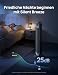 Dreo Smart 20dB DC Motor Turmventilator Leiser, 11M Windentfernung Ventilator mit Fernbedienung,9 Stufen 4 Modi, 90° Oszillierender Standventilator mit Sprachteuerung für Schlafzimmer, 12H Timer