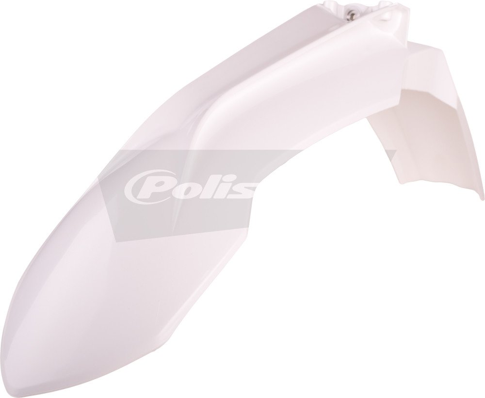 POLISPORT 8573600002 - Parafango anteriore replica OEM realizzato in plastica lucida durevole e resistente compatibile con le moto KTM in colore bianco