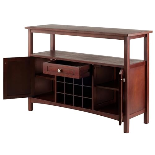 Winsome Colby Buffet Cabinet, Walnut, 45.51X15.75X32.05 #TOP7