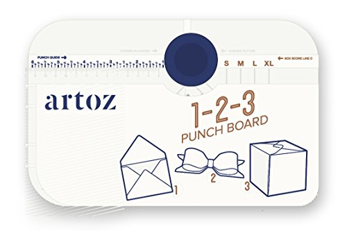 Artoz Smart Tool I de 3 en 1 de perforación Tabla I Tabla para hacer de perforación de Propio Sobres, punto y cajas