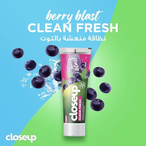 Closeup Clean Fresh Toothpaste, Berry Blast, complete protection & lasting freshness, 75ml
