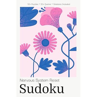 Nervous System Reset Sudoku Puzzle Book for Adults