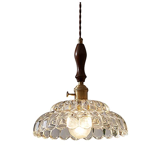 Petit lustre en verre nordique suspension décoration festive et chaleureuse