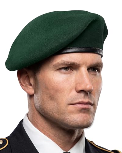 Nawati Military Style Wool Beret for Men Women the United States Army Berets Fashionable and Vintage Beret Hats