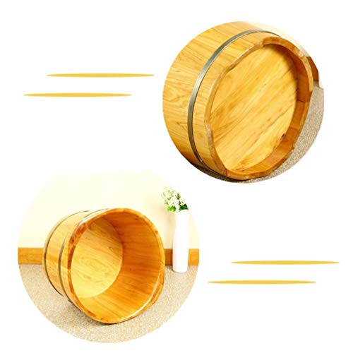 Baño de pies de madera grande para pedicura miniatura 5