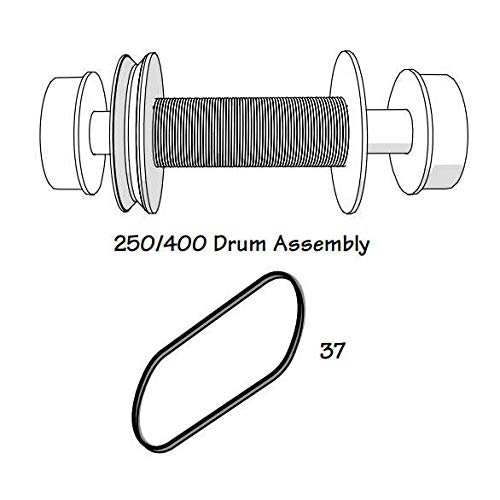 Tie Down 48493A-400 TranzPorter - Application: Ideal for Residential Roofing Projects Replacement Parts Complete Drum Assembly)