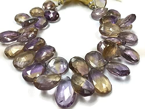 Ametrine faceted pear briolettes LKBEADS pour la création de bijoux uniques