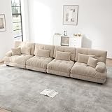 Design élégant : Revêtu d’un tissu chenille vintage doux, résistant et raffiné, ce canapé modulable allie élégance intemporelle et confort toute l’année. Ses accoudoirs arrondis et rembourrés offrent un soutien ergonomique pour les bras et peuvent servir de repose-tête incurvé, ajoutant une touche stylée et fonctionnelle à votre salon.