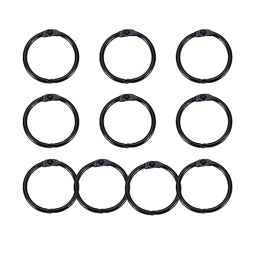 Anneau de livre en métal noir 45mm pour réparer vos cahiers