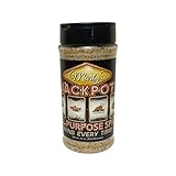 Marty's Jackpot All-Purpose Spice - Low Salt, Gluten-Free, No MSG, Cajun Seasoning - It's excellent on Poultry, Steak, Fish, Soups, Salads , Sandwiches and Seafood- Healthy Recipe Blend For Chicken or Michelada - 16 Oz Shaker