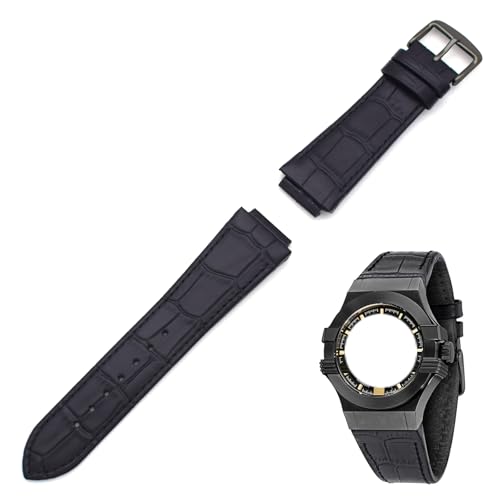 THEAGE 24MM Genuine Leather Watch Strap Band Replacement for MASERATI Mens Watches R8821108025 R8851108002 product thumbnail 9