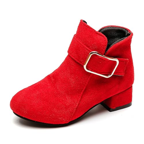 Kids Girls Ankle Bootie Non-Slip Outdoor Fashion Booties Boys Girls Short Booties Bow Ankle Boots Comfy Cute Shoes
