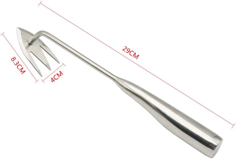 Miniatura 2 de VIGAN 1 Uds. Multifuncional Jardín Weeders Hierba Rooting Suelo Suelto Eliminación de Deshierbe de mano Extractor de Deshierbe Acero Inoxidable