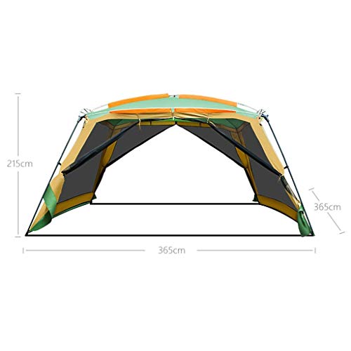 Pergola extérieur de camping structure renforcée et grand auvent de plage durable