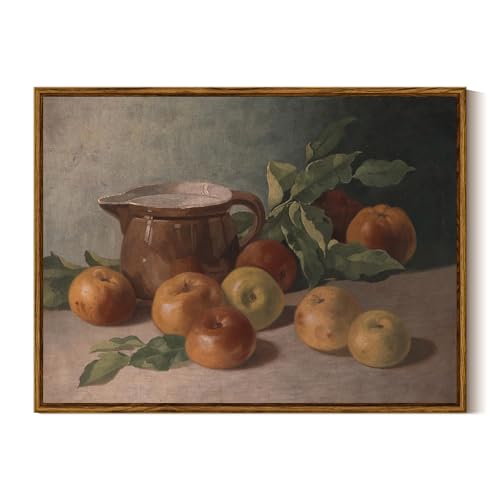 InSimSea Framed Canvas Wall Art Vintage Aesthetic Room Decor, Harvest