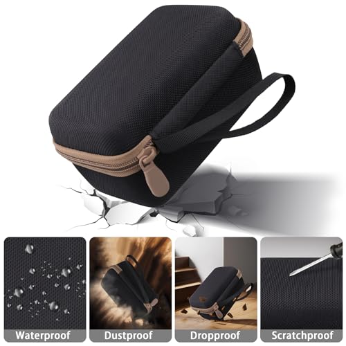 Funda para cámara digital vintage, compatible retro, negra miniatura 5