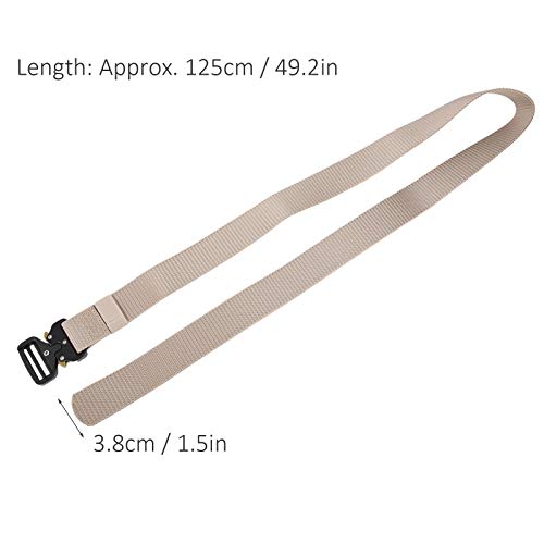 Cinto multifuncional, cinto tático de liga de nylon macio e confortável, durável para viagens de mon