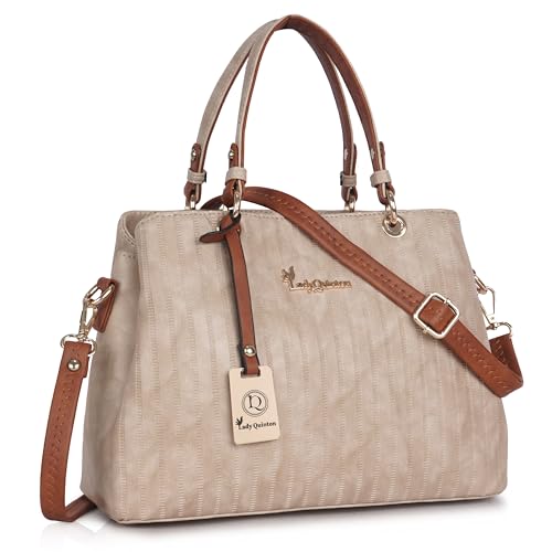 Image of Lady Quinton Women's Striped Line Handbag for Women| Ladies purse | Stylish Shoulder Bag | Gift for Women