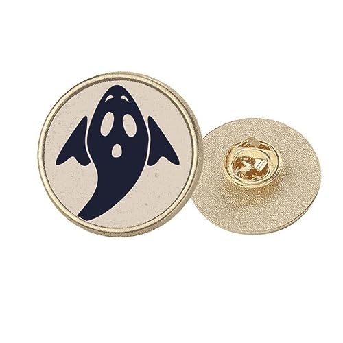 Broche Clip Art Déco Halloween en Métal Doré de Qualité et Silhouette d'Aile Élégante, M