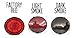C6 Corvette Eagle Eye LED Halo Tail Lights [Factory Red]