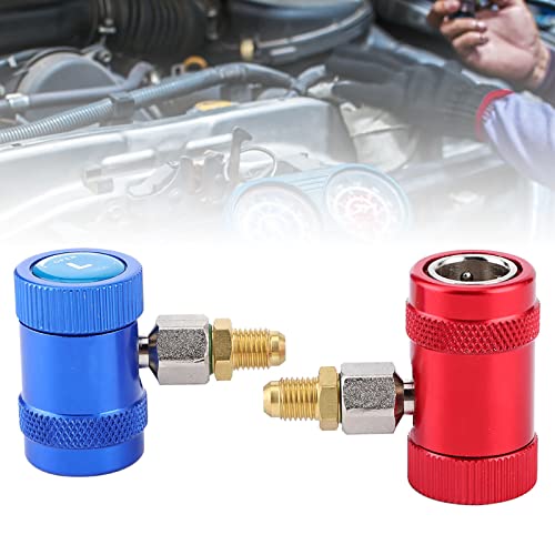 Adaptador de puerto de servicio para aire acondicionado flexman R4yf, adaptador de acoplamiento rápido alto y bajo para refrigerante R4yf miniatura 4