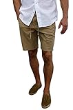 Short Fin men's Linen Walking Shorts With A Drawstring